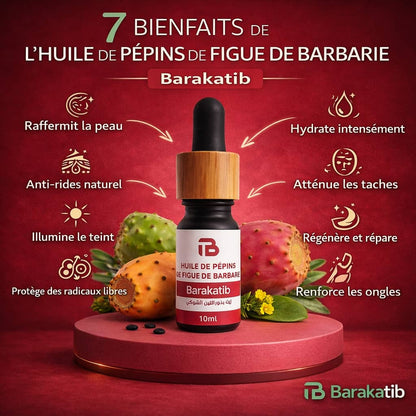 Huile de Pépins de Figue de Barbarie